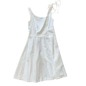 Moschino Vintage White Sleeveless Mini Dress